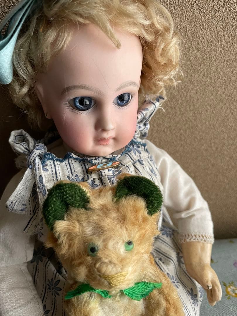 ジュモー　難あり　ビスクドール　アンティーク