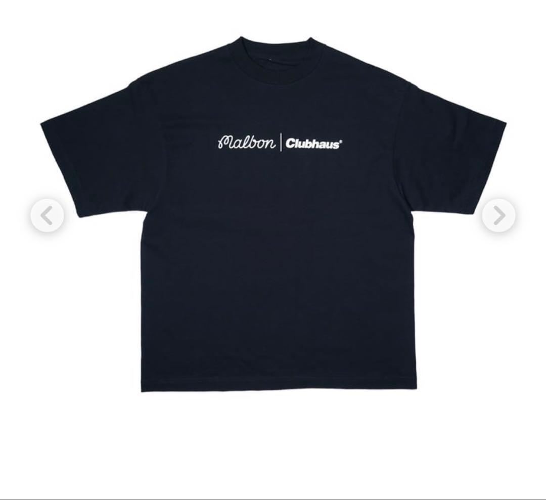 Malbon x Clubhaus コラボ　モックネックTシャツ Lサイズ 新品