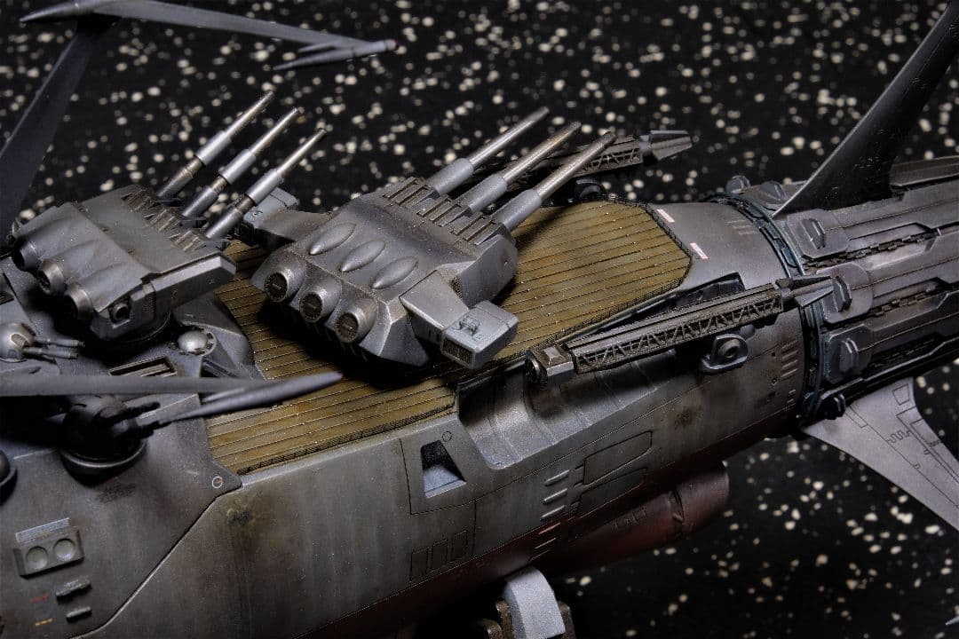 宇宙戦艦ヤマト 1/350 バンダイプラモデル 改造完成品