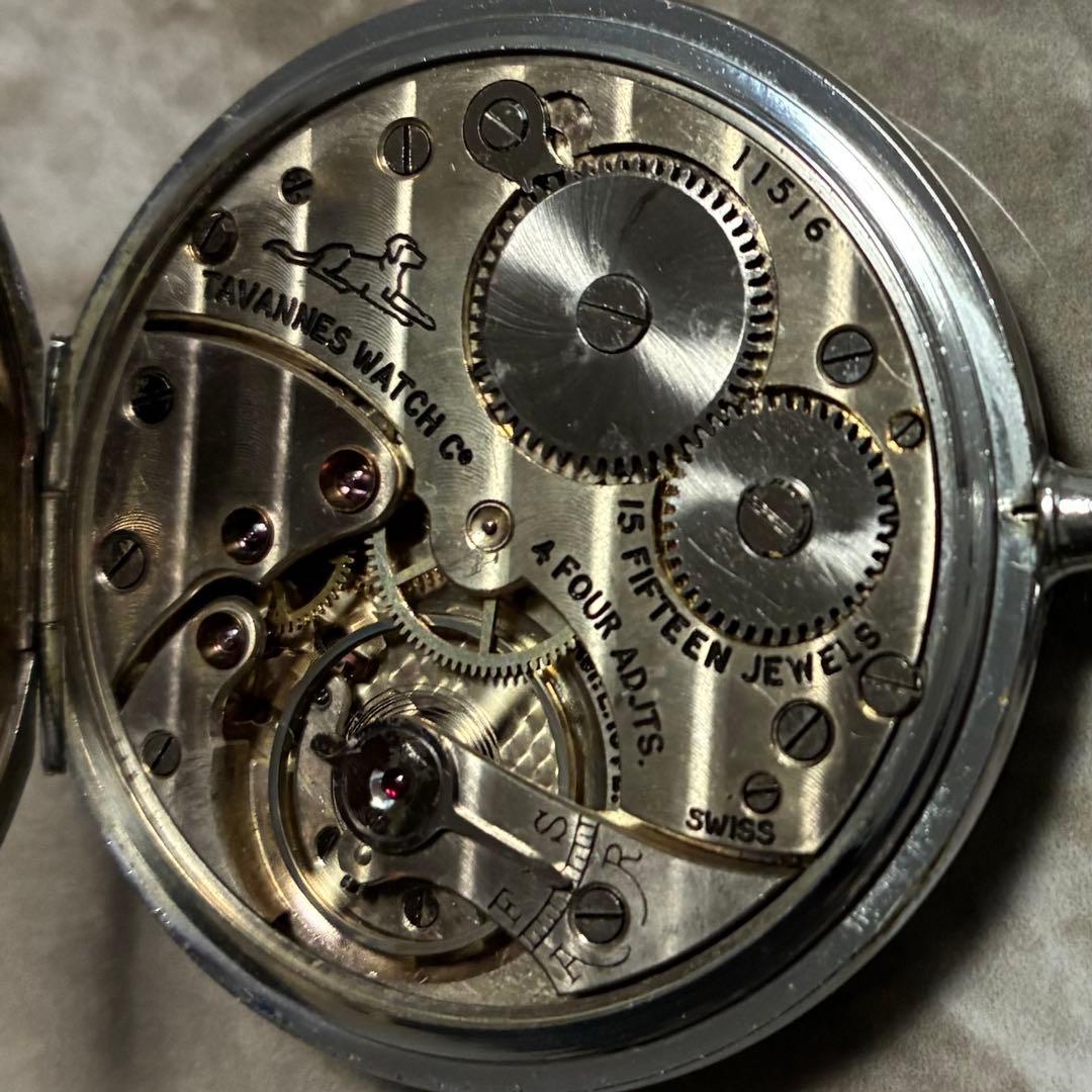 TAVANNES WATCH Co　スイス製　懐中時計　アンティーク　骨董