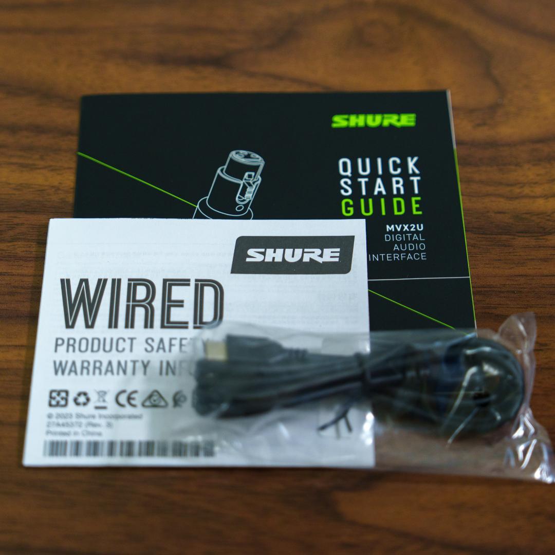 SHURE MVX2U デジタルオーディオインターフェース