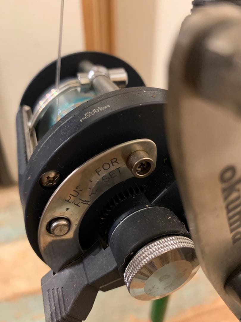 アマノ釣具Solidoffing 10-185 両軸リール　Okuma T15L