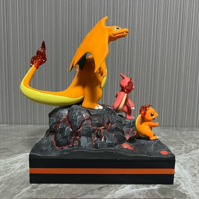 【 新品 】リザードン　リザード　ヒトカゲ　ガレキ　フィギュア　セット