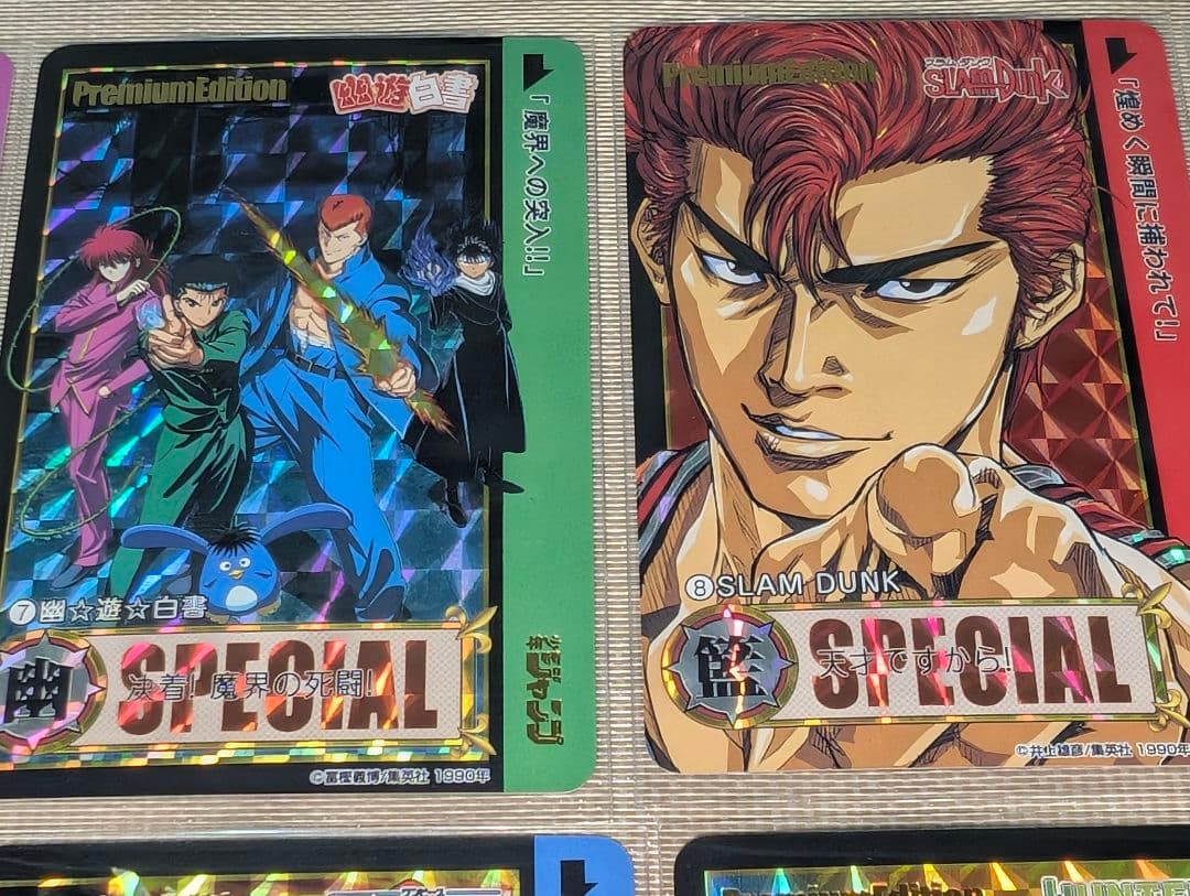 少年ジャンプ　プリズムキャラクターカード　54枚スリーブ入りセット①