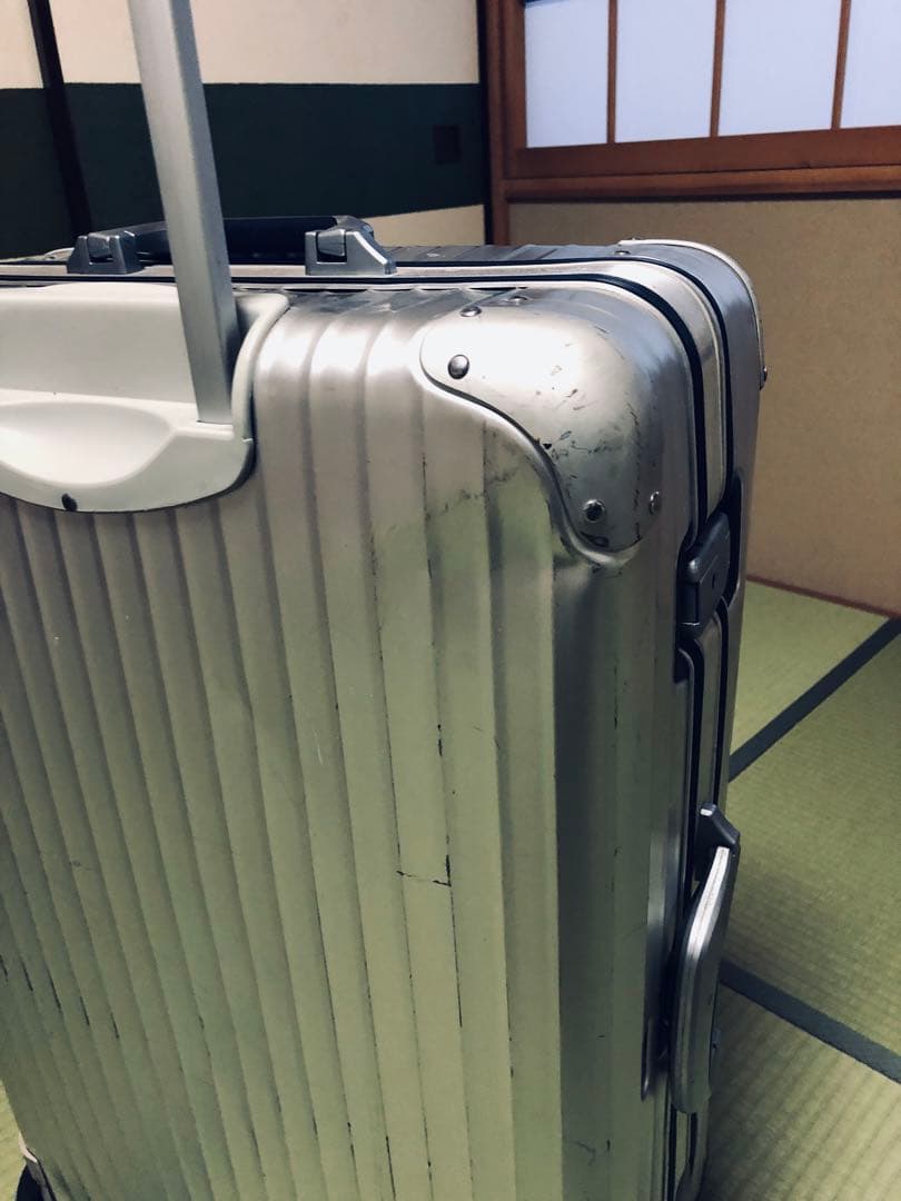 【値下げ】RIMOWAリモワシルバー スーツケース2輪キャリーケースビンテージ