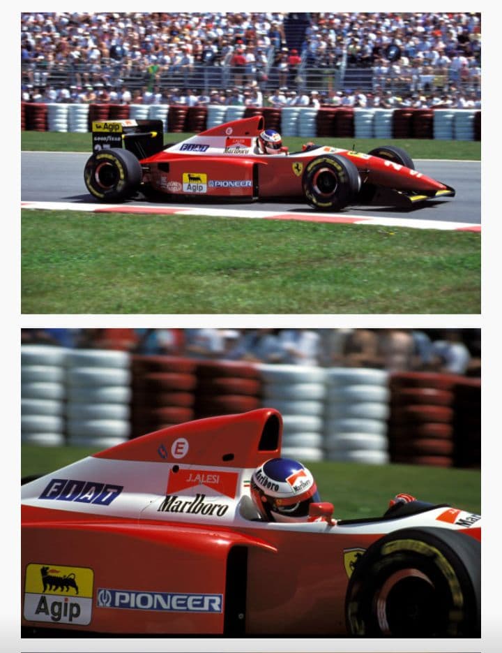 ミニチャンプス 1/18 F1 フェラーリ F93A J.アレジ