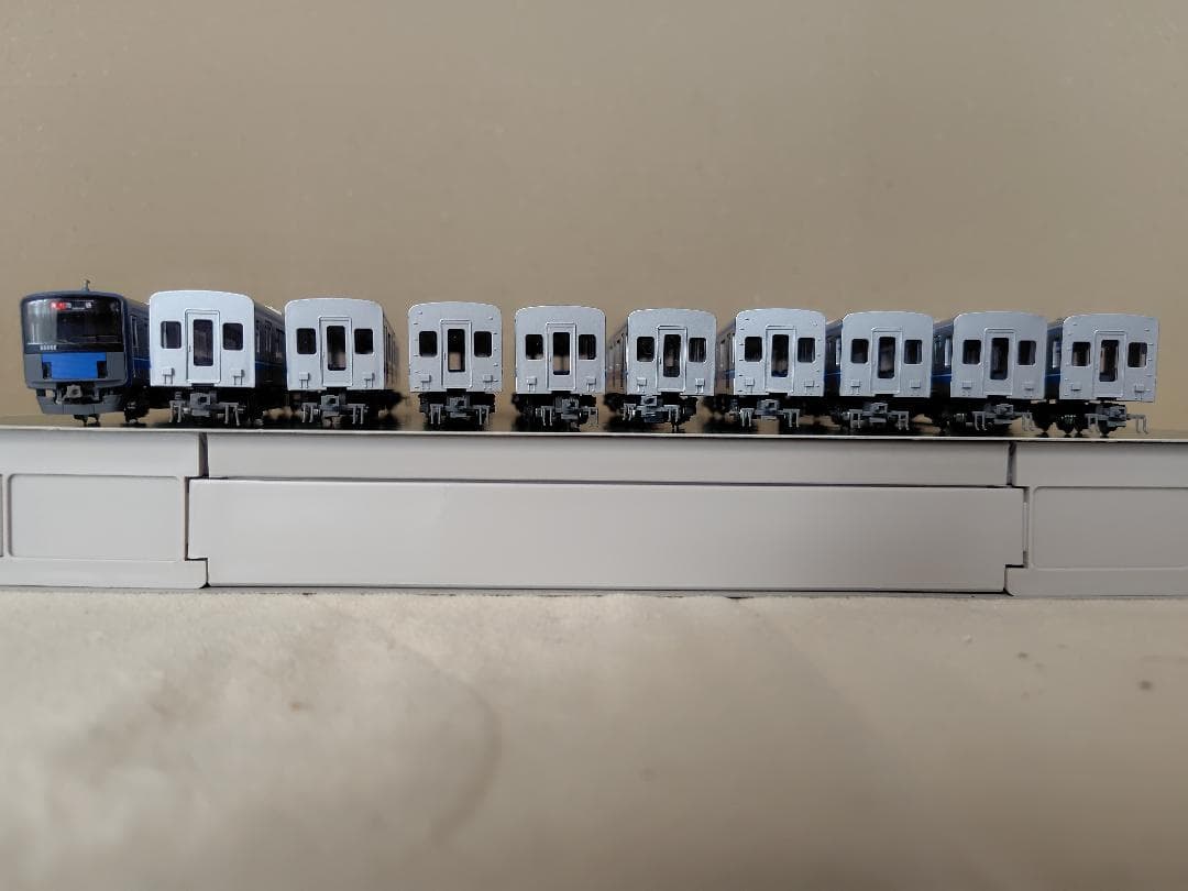 GREENMAX30969+30970西武20000系池袋線20102F白ライト