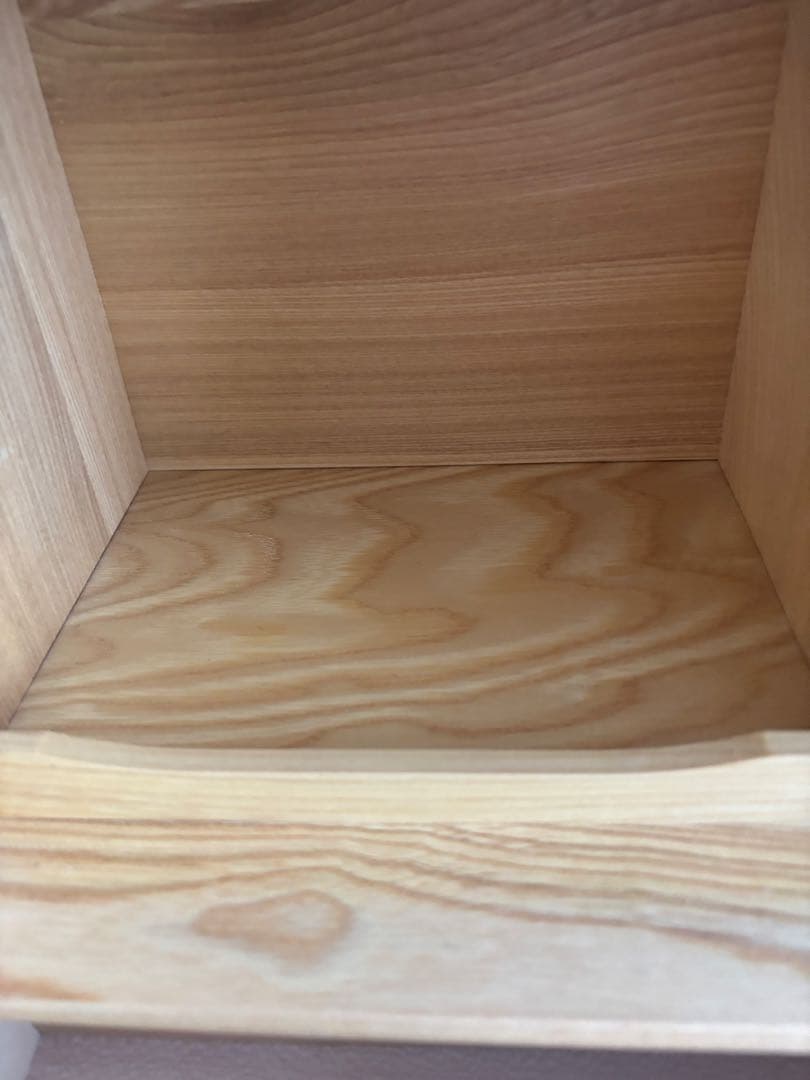 木製蛇腹コスメボックス ミラー 引き出し収納付き 美品