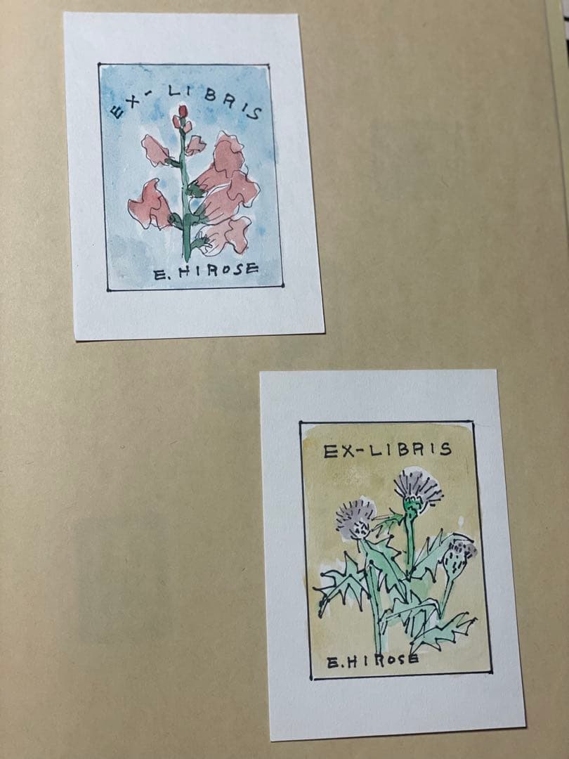 交換用の蔵書票