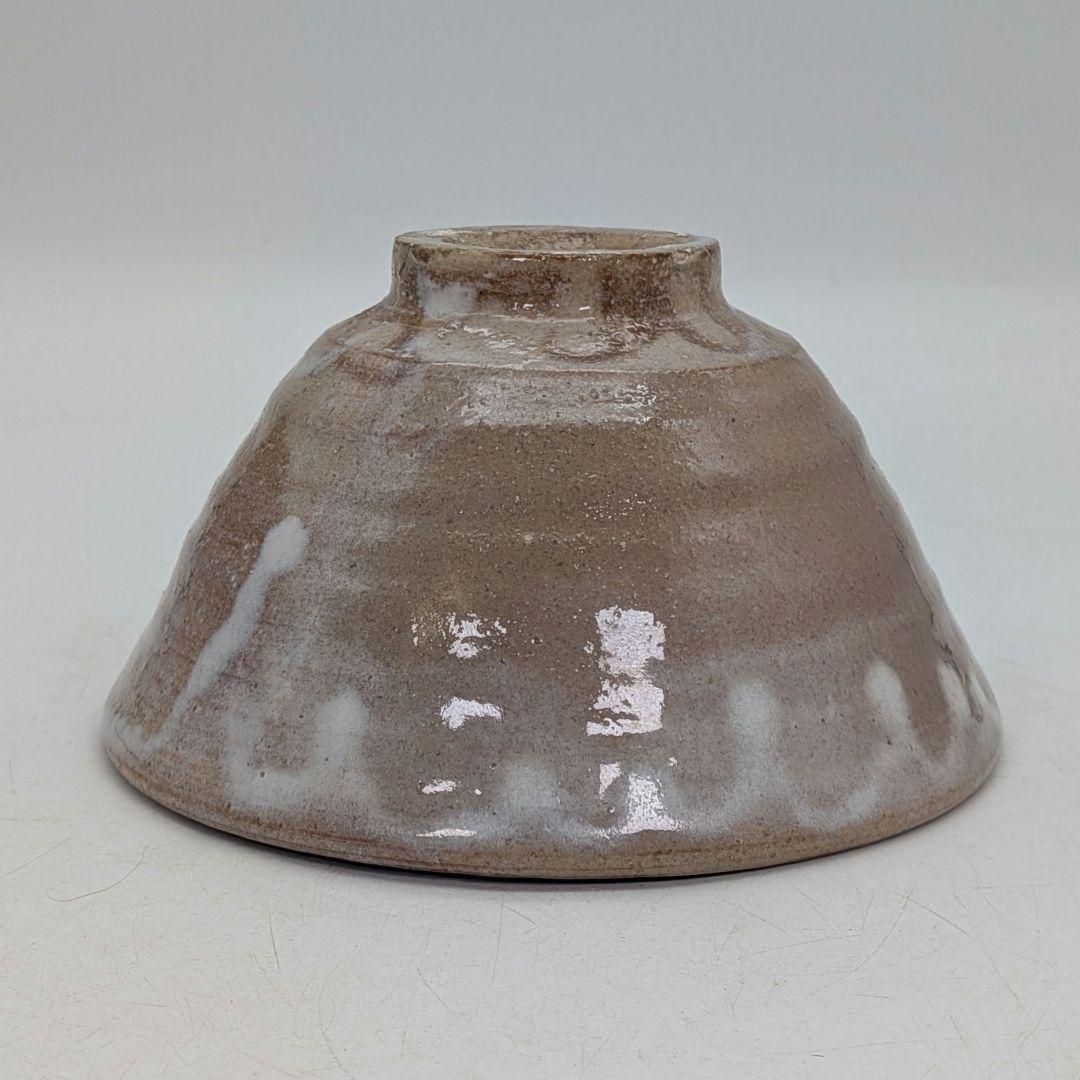 山口県指定無形文化財保持者 波多野善蔵 萩焼 茶盌 共箱（四方桟盛蓋）共布栞