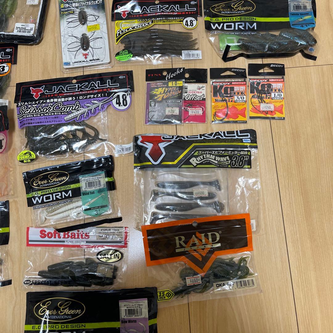 バス釣り引退セット　ルアー&ワーム