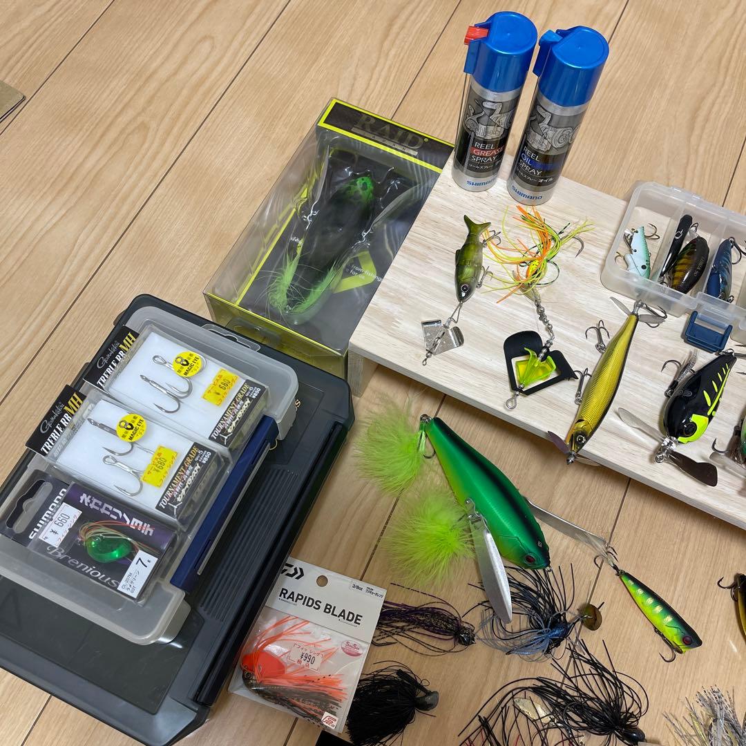 バス釣り引退セット　ルアー&ワーム