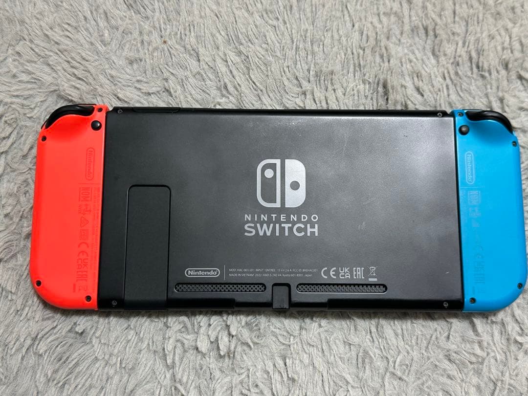 Nintendo Switch 本体 美品 ケース付　ネオンレッド/ネオンブルー