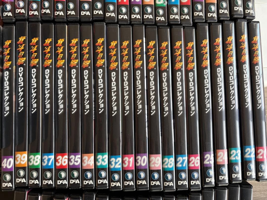 北斗の拳　デアゴスティーニ DVD全58巻　冊子・ザコキャラピンズ付
