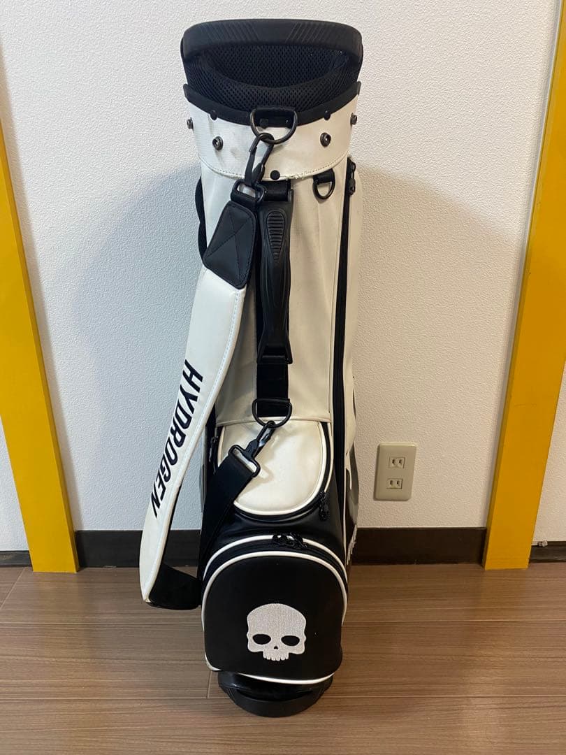 HYDROGEN キャディバッグ ホワイト/ブラック