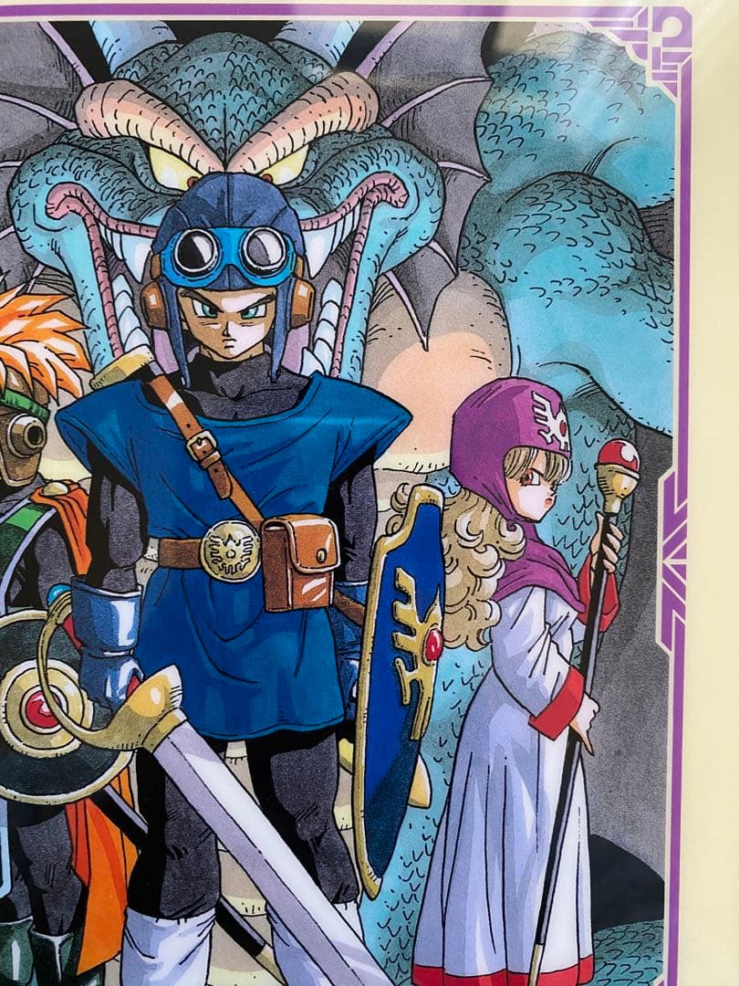 【激レア】額装品　ドラゴンクエストⅠ&Ⅱ ドラクエ1&2 鳥山明　堀井雄二