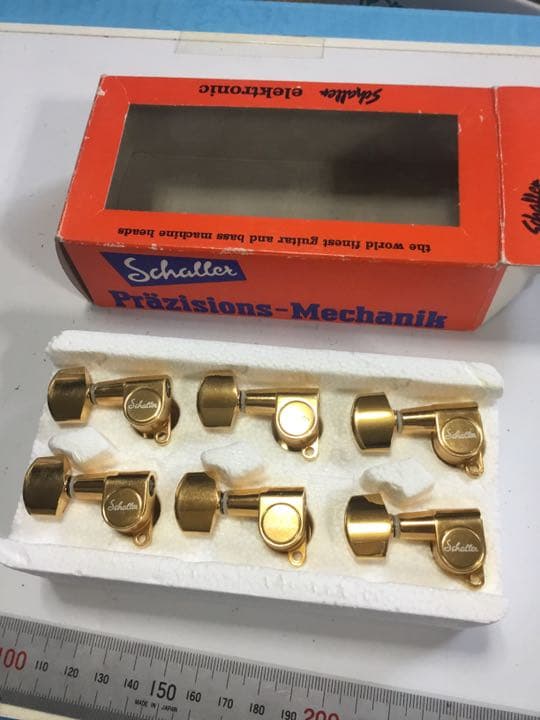 エレキギター用糸巻き(左用)( GOLD)