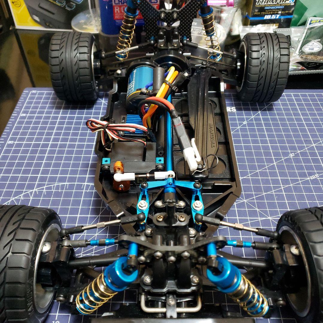 タミヤ　TT02B　ネオスコーチャー カスタム　未走行　メカ、送受信機セット