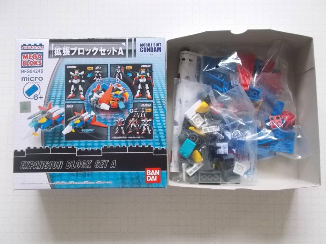 希少 メガブロック３点セット RX-78-2ガンダム同一2点，拡張ブロックセット