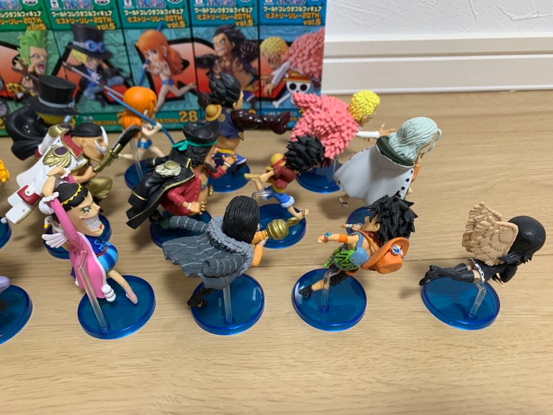 【希少】ワンピース ワーコレ ヒストリーリレー20th vol.1〜5 全30種