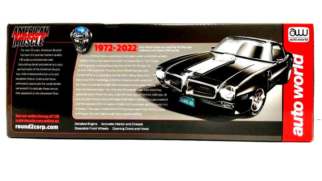 希少 AutoWorld オートワールド 1/18 ファイヤーバードトランザム