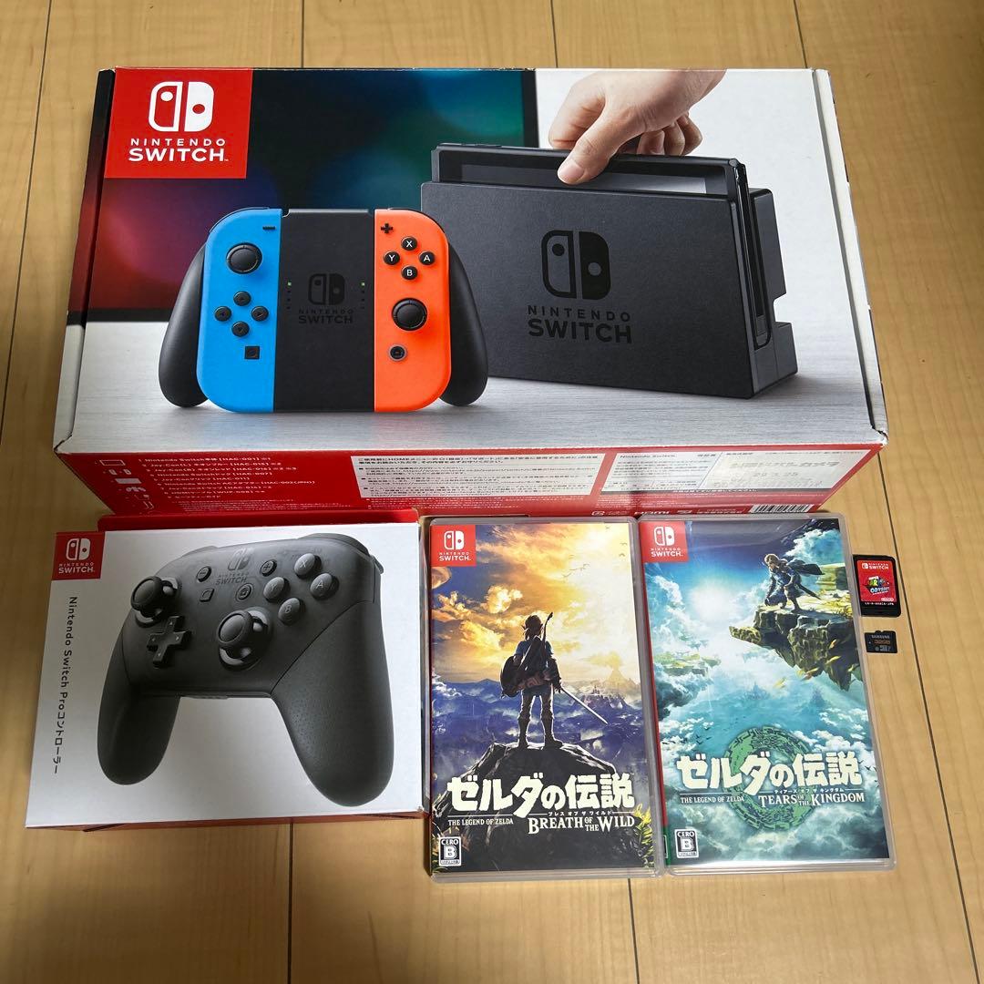 Switch 本体　ゼルダの伝説ソフトセット