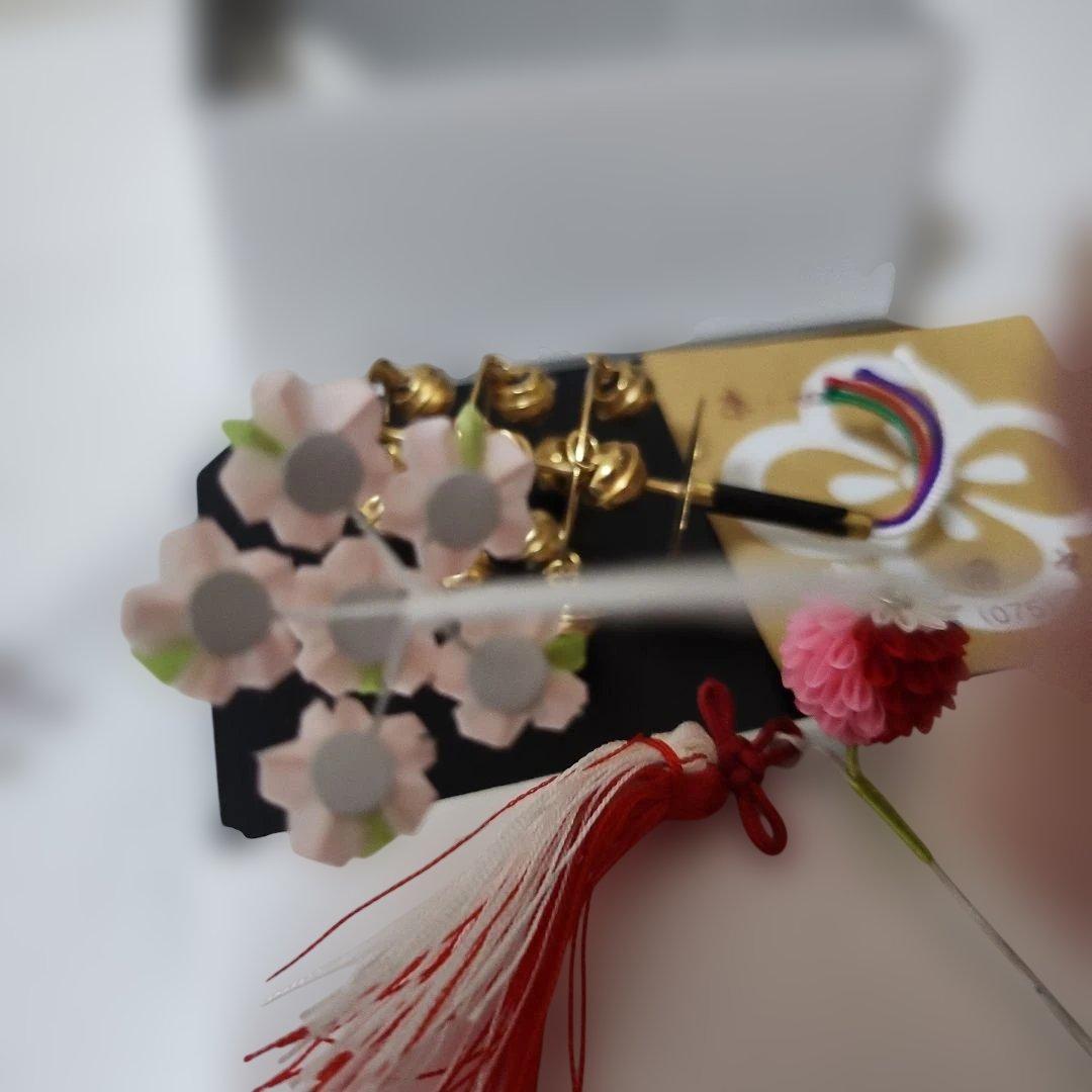 人形 かんざし 神鈴　台座付き 京都 老舗 田中彌