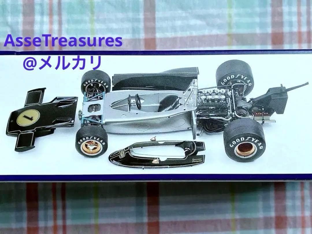 絶版 エブロ 1/20 ロータス 72E・フォード w/カルトグラフデカール