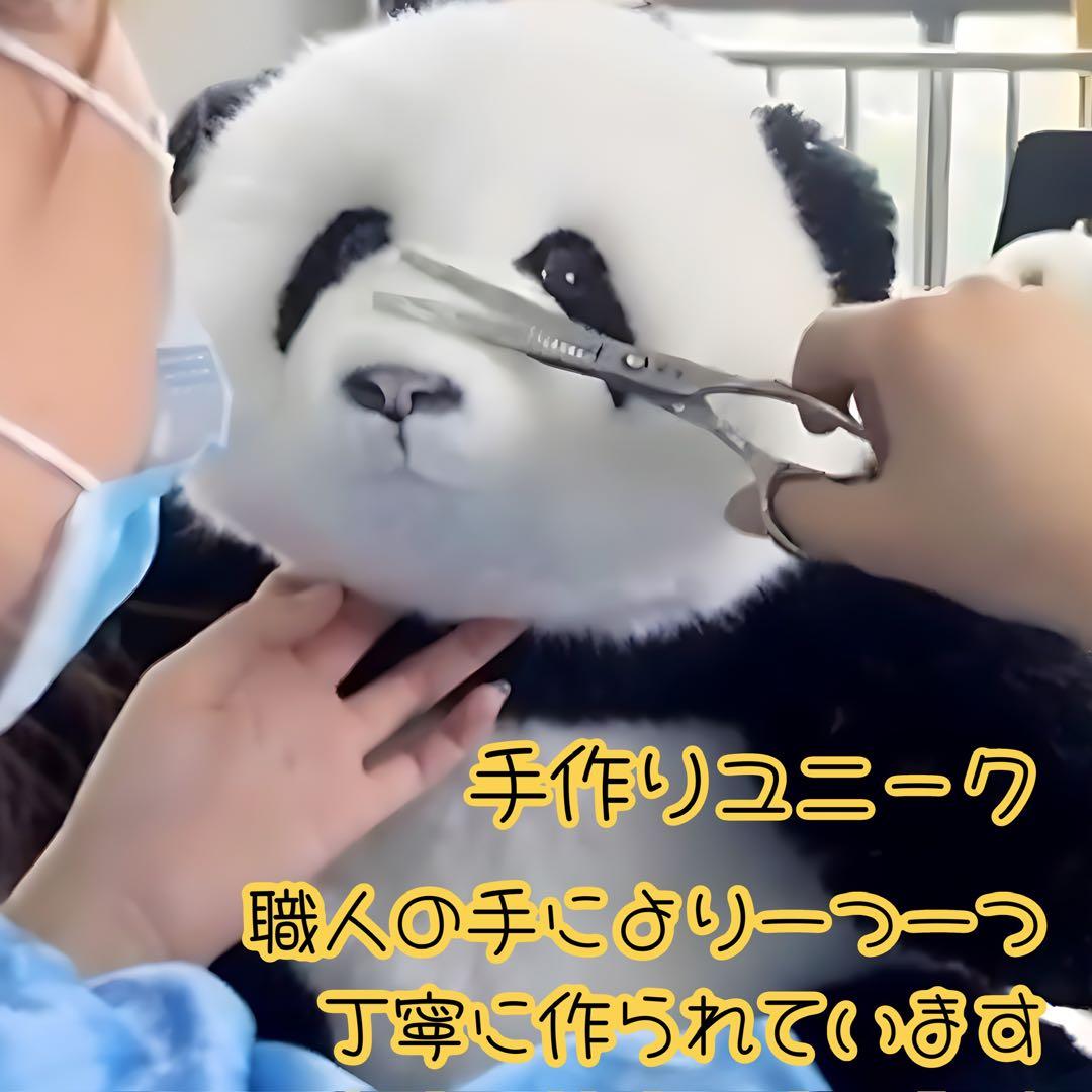 パンダ　リアルぬいぐるみ 3ヶ月パンダ　高級ぬいぐるみ　ファファ