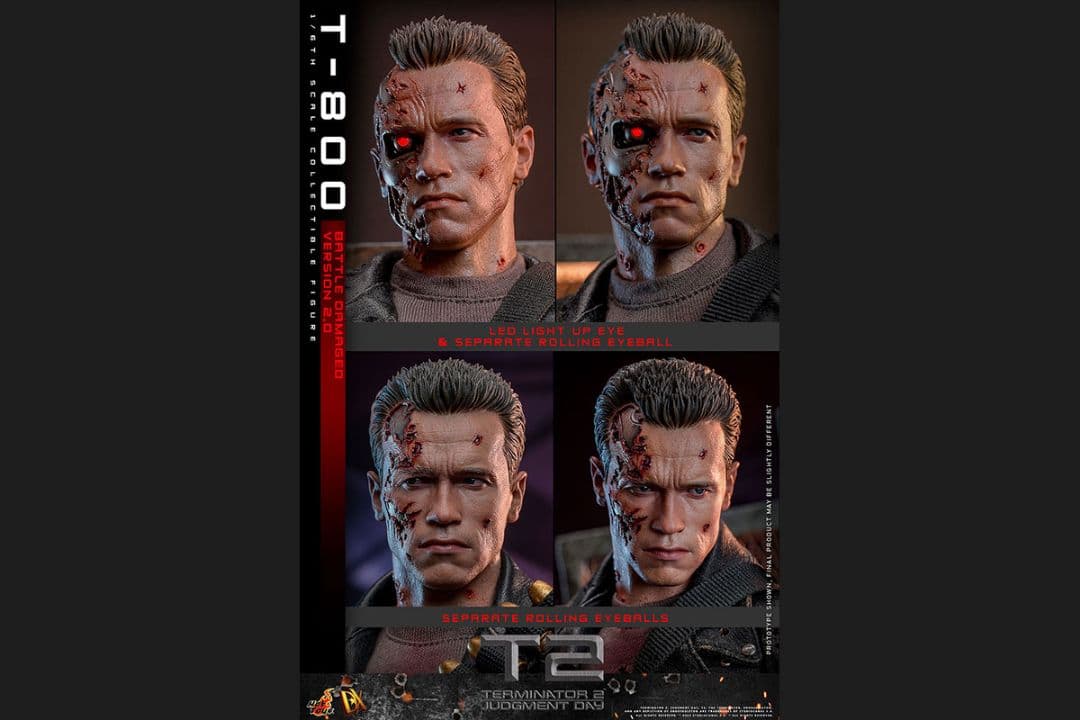 ホットトイズ T-800 バトルダメージ版 2.0 DX46『ターミネーター2』