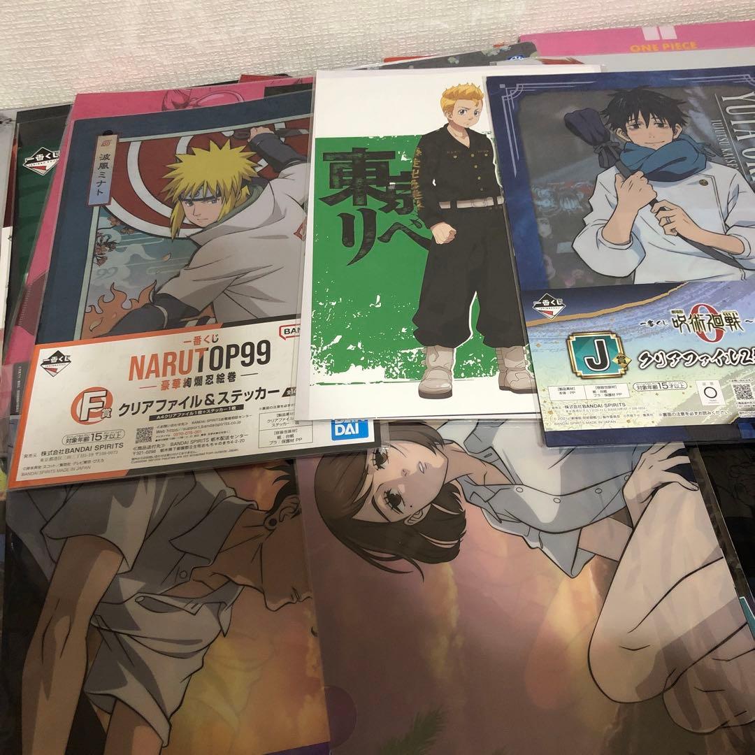 クリアファイル　大量　まとめ売り　アニメ　キャラクター