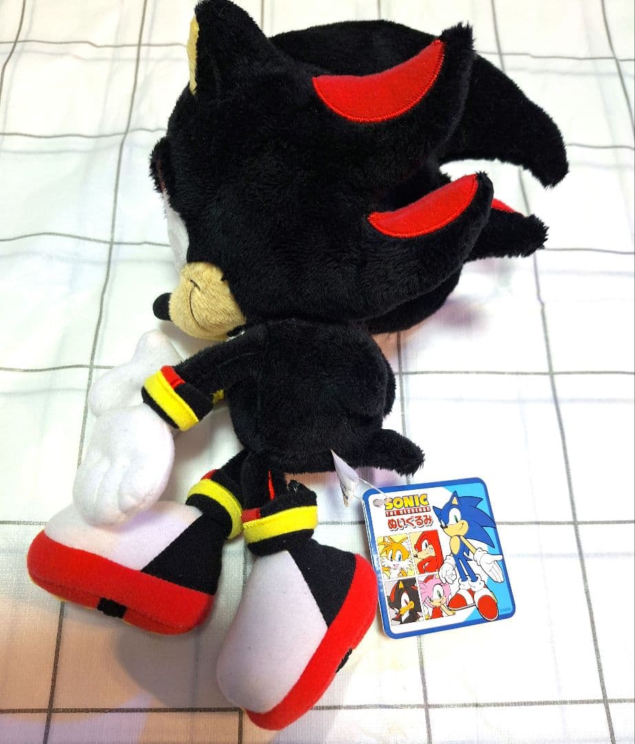 シャドウ　ぬいぐるみ　タグ付き　ソニック　三英貿易