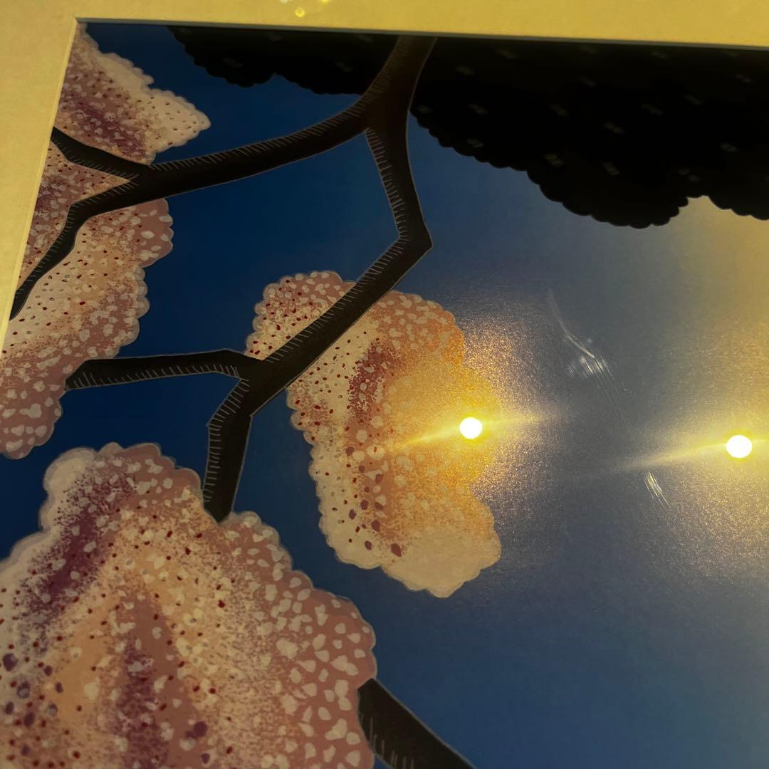 トーマス・マックナイト ポスター 神戸 日本 さくら　桜