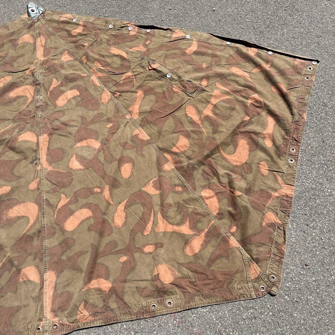 希少、入手困難！ハンガリー軍幕　ポンチョテント　単品