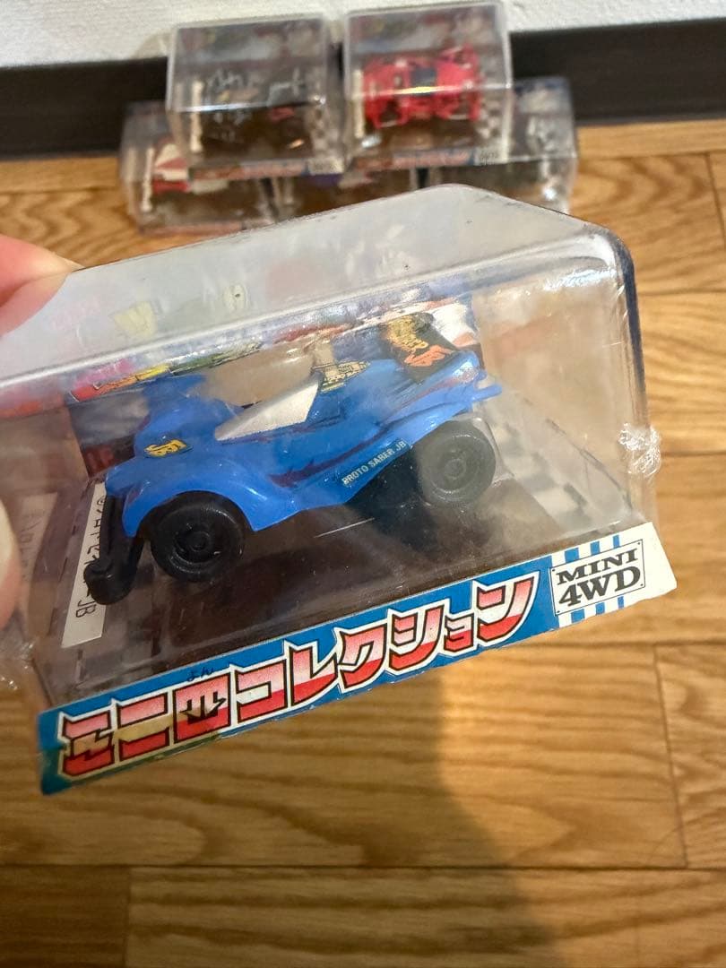 爆走兄弟レッツ&ゴー！ミニ四駆コレクション　レイスティンガー　当時物　７個セット