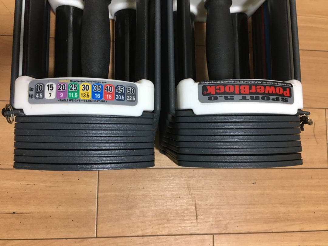 ①POWERBLOCK SPORT5.0パワーブロック ダンベル 23Kg×1個