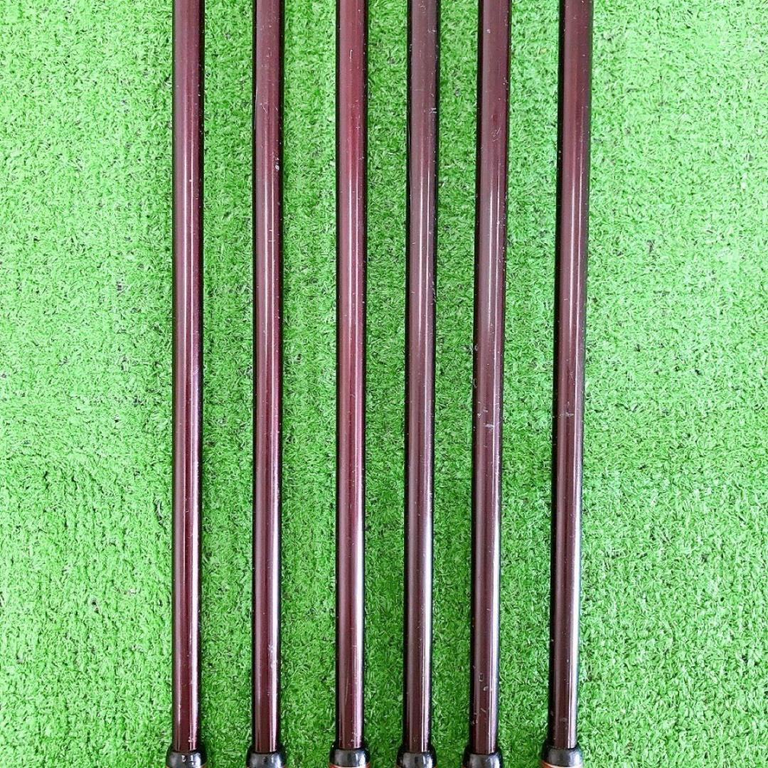 テ04★希少プロギア 6本レディースアイアンセット M-30 TR-X505 赤