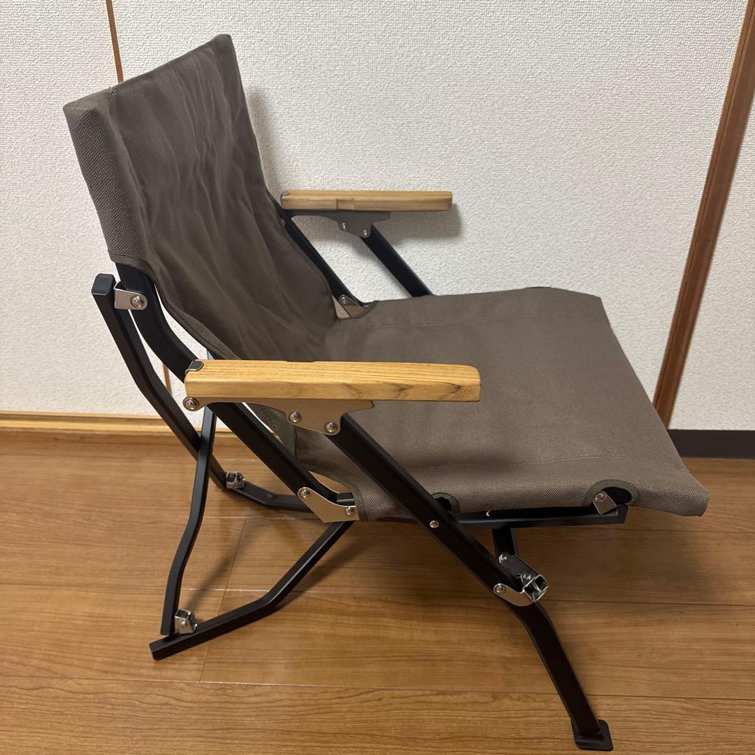 新品未使用　 peak ローチェアショート グレー