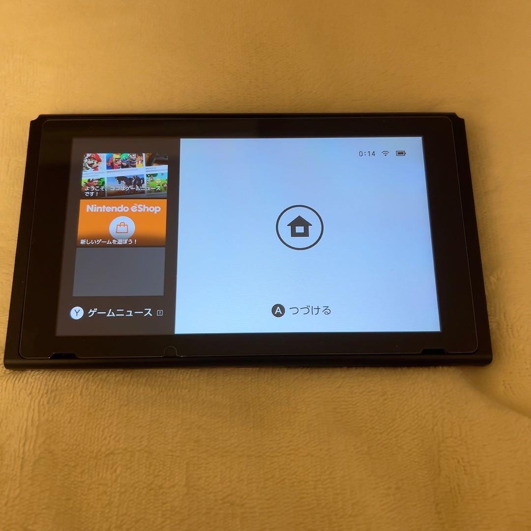 Switch本体 箱有 ソフト3本付 フルセット　付属品完備