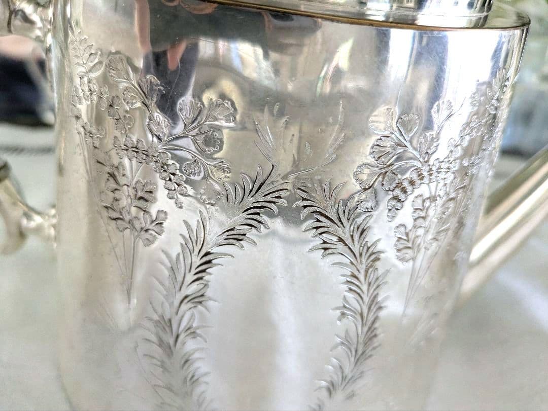 アンティーク　シルバー ティーポット ティーセット