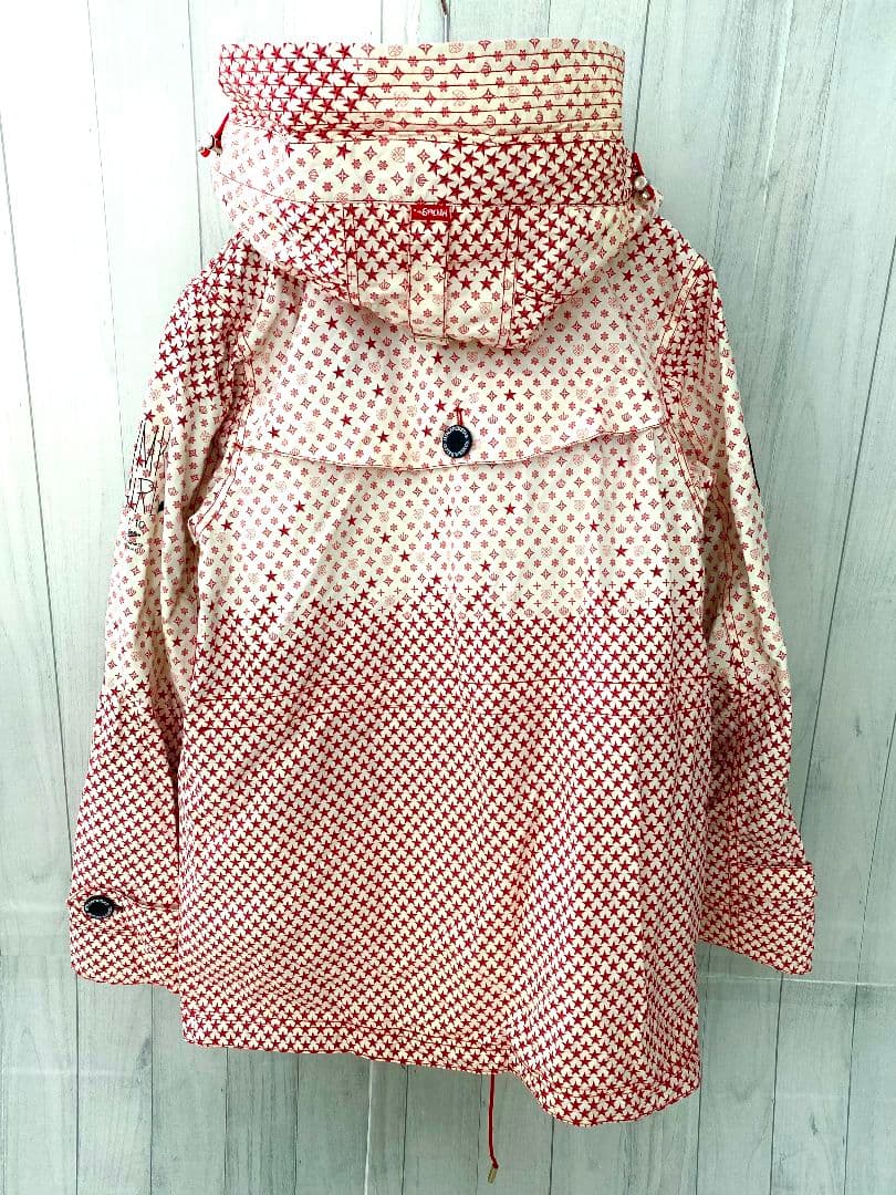 MTN ROCKSTAR HARUMAKI 総柄スノージャケット 赤白