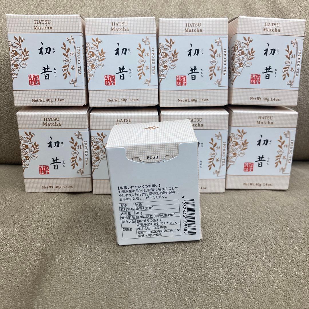 一保堂茶舗　抹茶初昔40g 9個