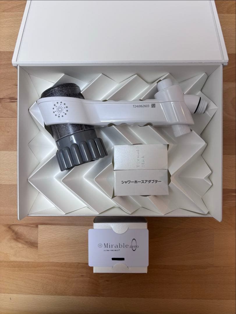 【新品・未使用】ミラブルzeroウルトラファインバブルシャワーヘッド
