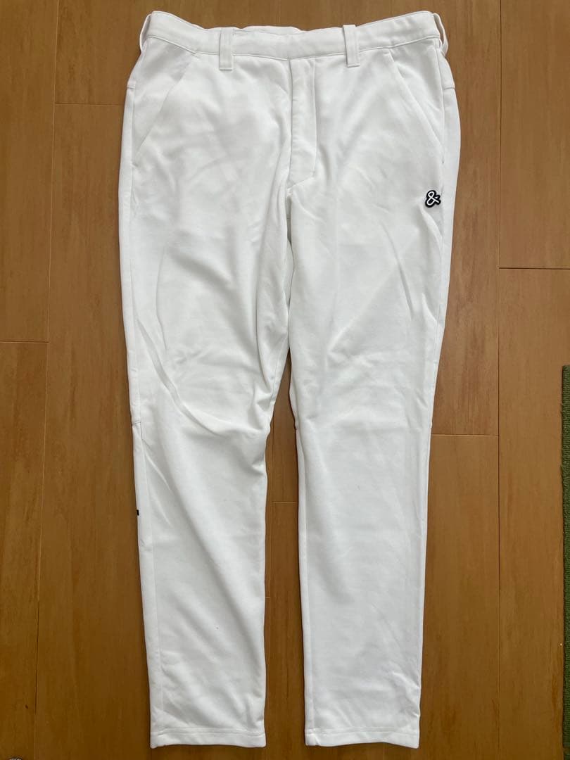 and per se ホワイト ストレートパンツ