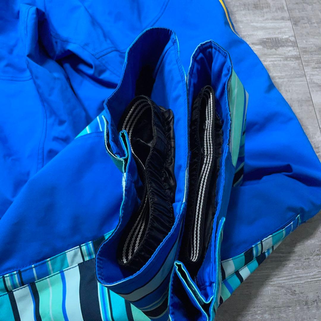 ハイエンド MATEモデル MIZUNO ミズノ スキーウェア メンズL 青