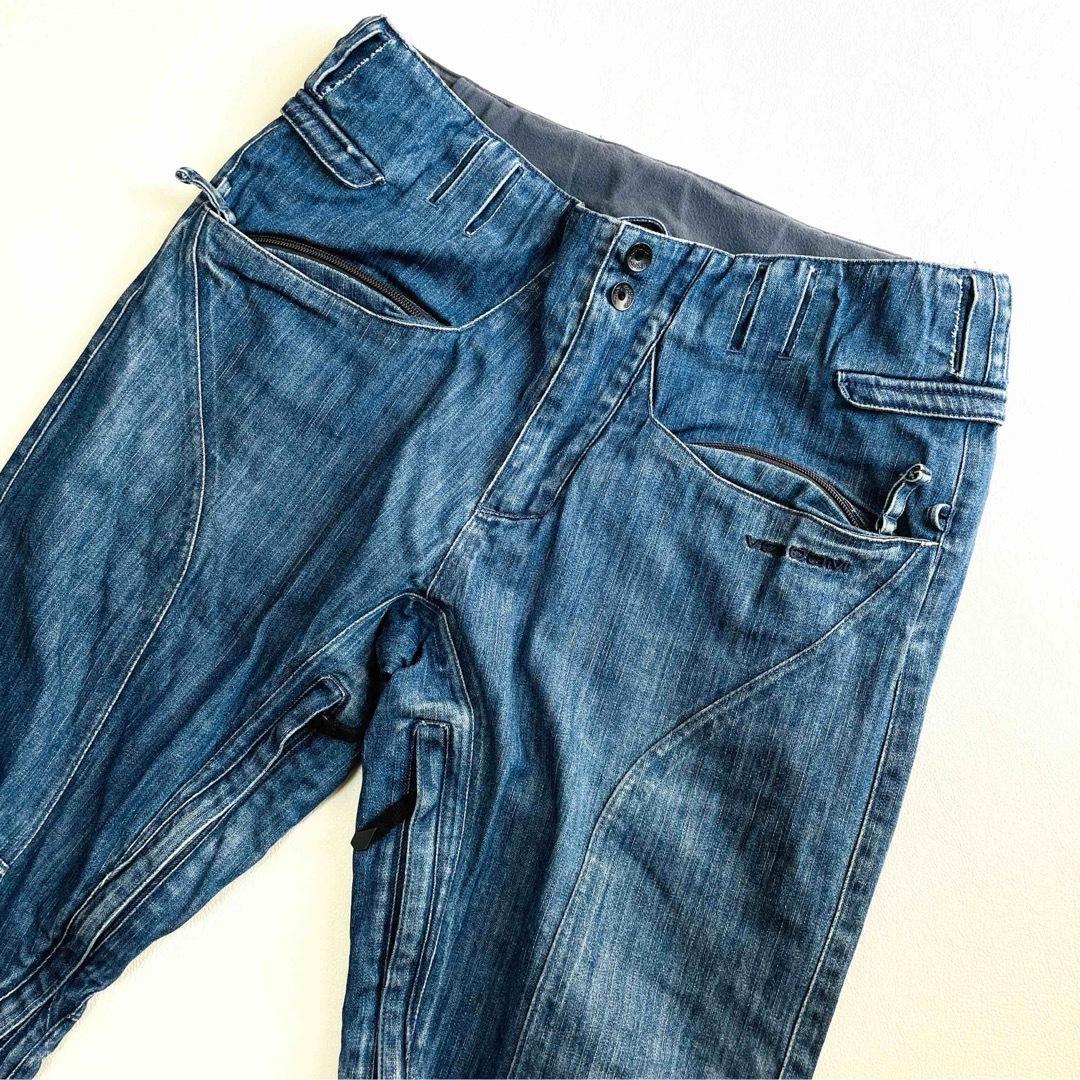 6697 ボルコム　パンツ　メンズ スノボウェア　デニム風パンツ　スノボ