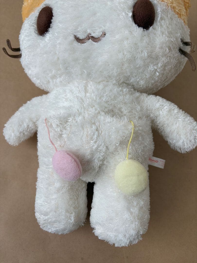 サンリオ マシュマロみたいなふわふわにゃんこ マスコット ぬいぐるみ レトロ
