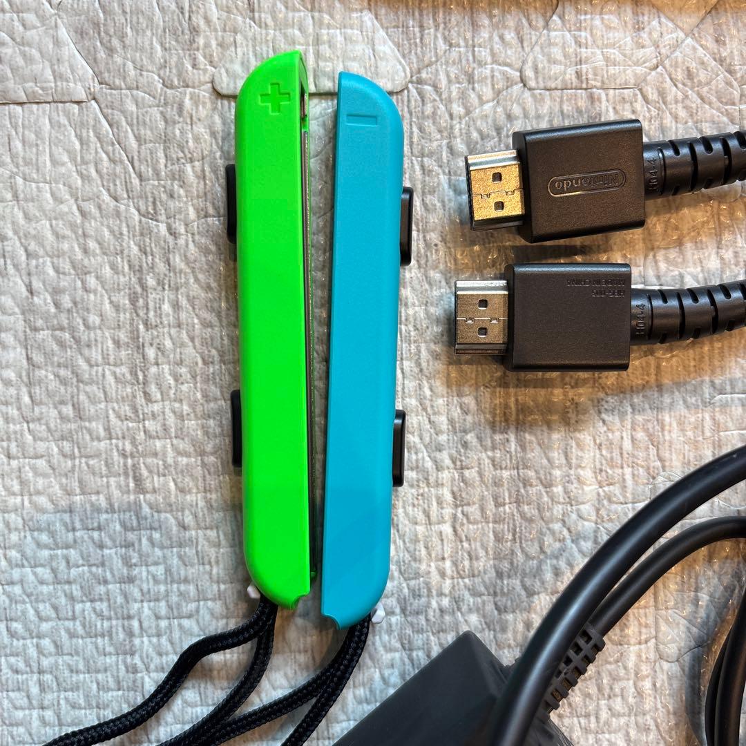 Nintendo Switch 有機ELネオンパープル/オレンジ 本体おまけ多数