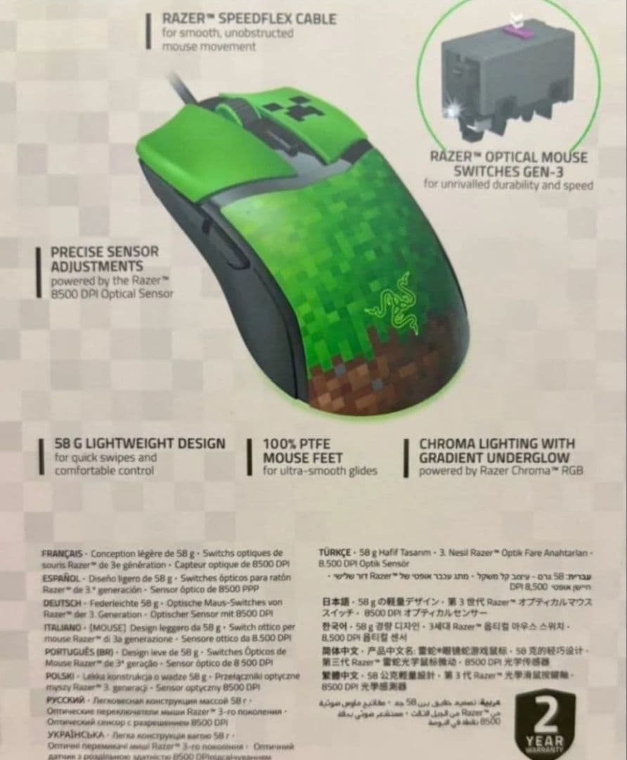 Minecraft マウス　キーボード