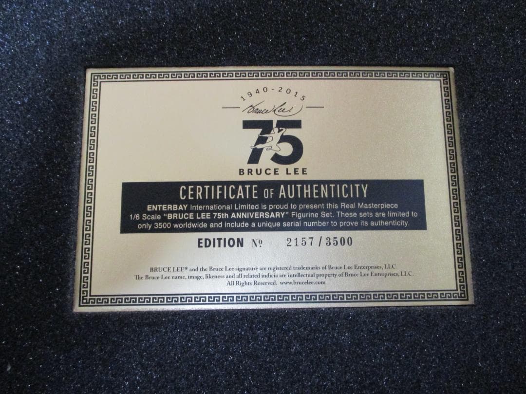 n*o様 エンターベイ　ブルースリー　75周年　1/6フィギュア
